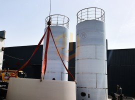 濟南中釀10到50噸大型啤酒廠設備冰水罐